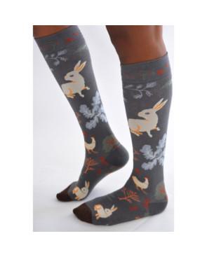 Mi Bas Les Petits Caprices Nature lapin et poule
