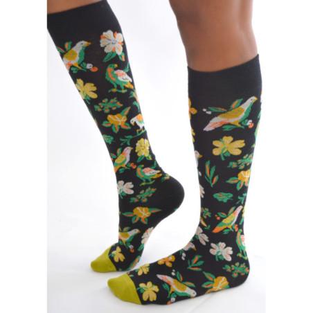 Mi Bas Les Petits Caprices oiseaux fleuris