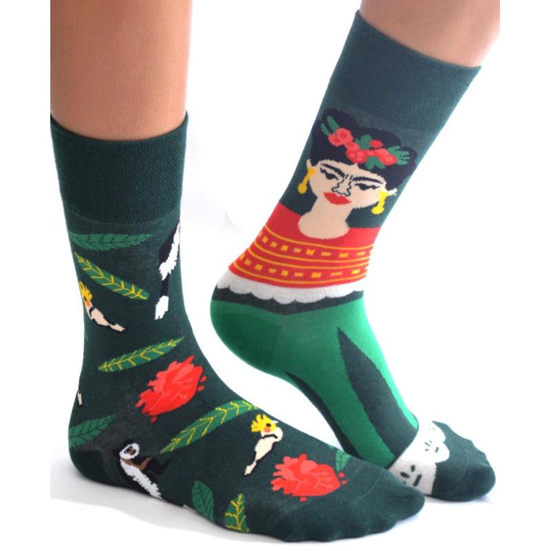 Chaussettes Art Museum Asymétrique Frida Kahlo