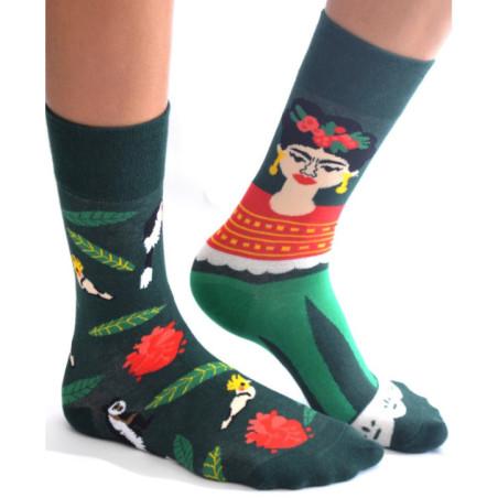 Chaussettes Art Museum Asymétrique Frida Kahlo