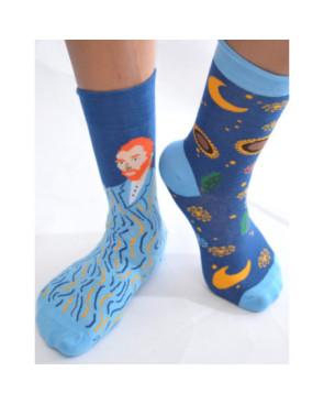Chaussettes-les-petits-caprices-art-museum-asymétrique-Van-Gogh-et-Tournesol