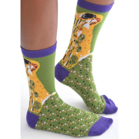 Chaussettes Le Baiser de Klimt Art Museum