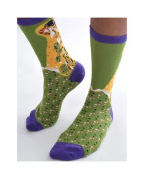  Chaussettes-les-petits-caprices-art-museum-le-baiser-de-Gustave-Klimt-face