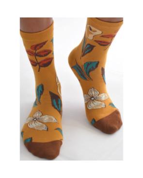 Chaussettes Fleurs de Café