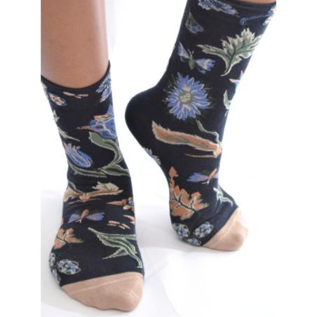 Chaussettes Fleurs et Papillons