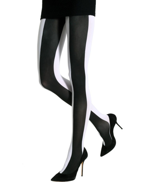 Collant opaque bi face Emilio Cavallini