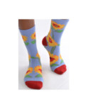 Chaussettes Ciel Bleu Hibiscus coton