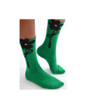 Chaussettes Vertes Petunia Noires