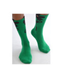 Chaussettes Vertes Petunia Noires