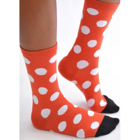 Chaussettes à gros pois Vintage