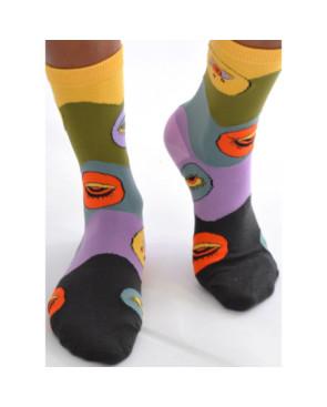 Chaussettes Graffitis Yeux Psychédéliques