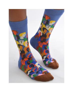 Chaussettes Foule d'Anonymes psychédéliques