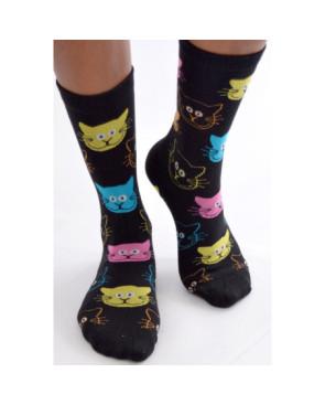 Chaussettes-Les-petits-caprices-chats-mangas-psychédélique