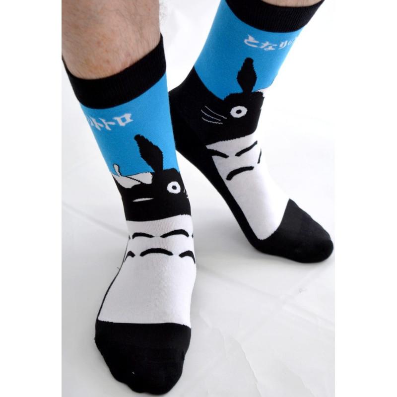 Chaussettes hautes coton et dentelle noires