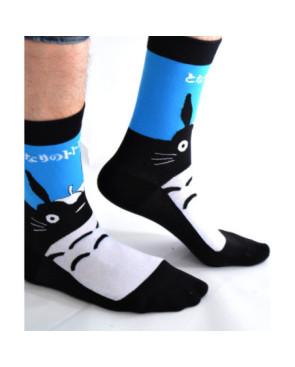  Chaussettes-Les-petits-caprices-ghibli--Totoro-ciel-bleu-profil
