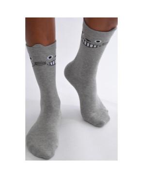 Chaussettes Ghibli Catbus Gris Totoro