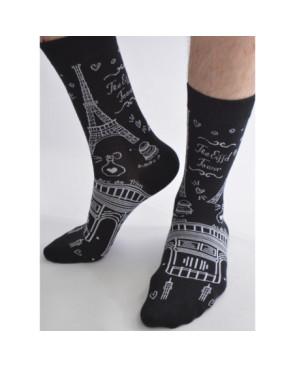 Chaussettes Love Paris Tours Eiffel Arc Triomphe