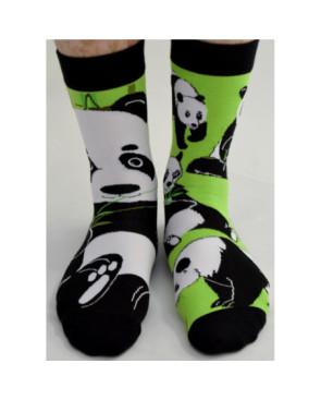 Chaussettes-les-petits-caprices-asymétriques-panda