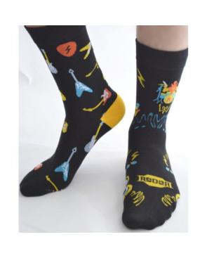 Jambières noires coton à ruban Raffiné