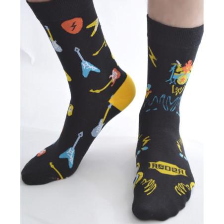 Chaussettes Asymétrique Rock et Festival