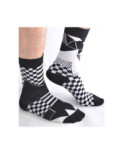 Chaussettes asymétrique Smocking Psychédélique