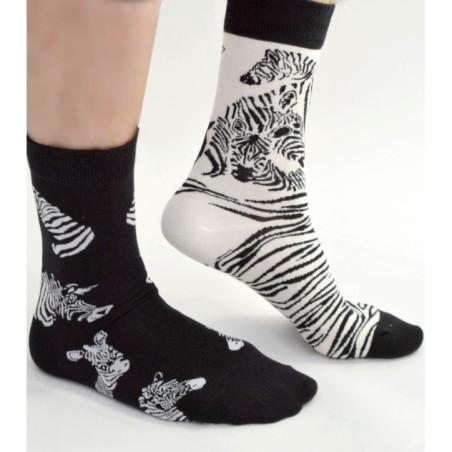 Chaussettes Asymétriques Zébres Ludiques
