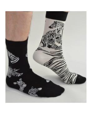  Chaussettes-les-petits-caprices-asymétriques-zébres-mixte-profil