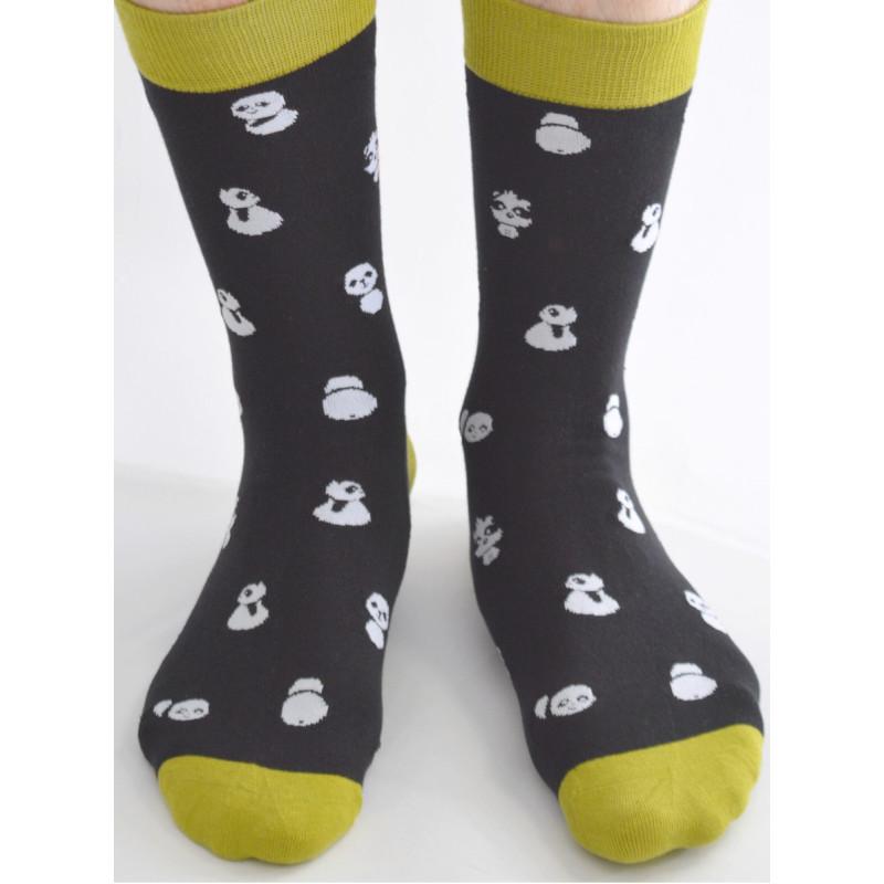 Chaussettes Emojis Panda Ludiques