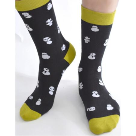 Chaussettes Emojis Panda Ludiques