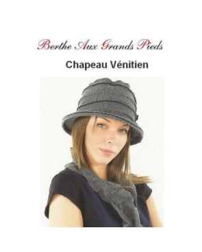 Chapeau Retro Venitien Berthe Aux grands pieds