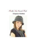 Chapeau Retro Venitien Berthe Aux grands pieds