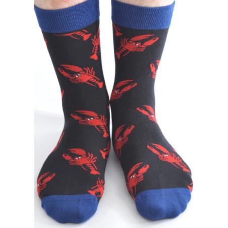 Chaussettes-les-petits-caprices-homards-rouges-face