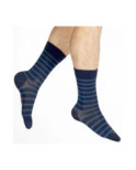Chaussettes en Soie Berthe aux grands Pieds Rayures