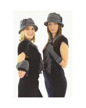 Chapeau Retro Venitien Berthe Aux grands pieds look