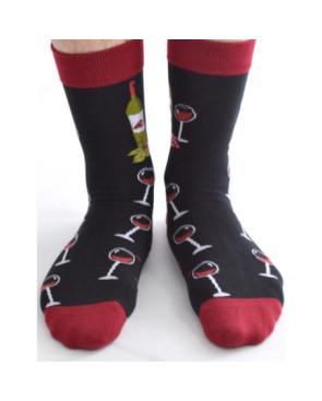 Chaussettes Vignes et Vin Sommelier