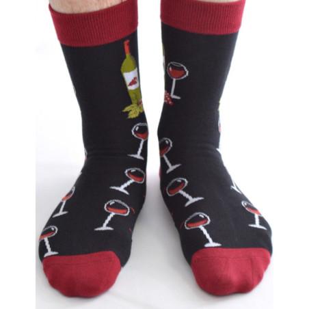 Chaussettes Vignes et Vin Sommelier