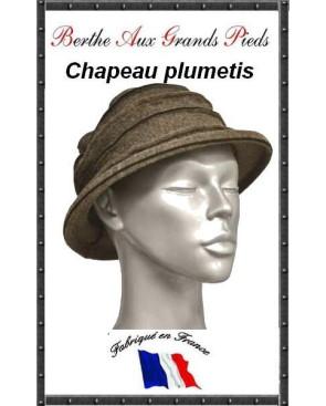  Chapeau Retro Venitien Berthe Aux grands pieds bordeaux