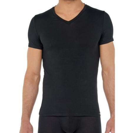 T shirt Col V Tencel