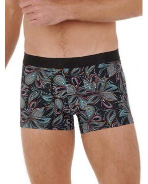 Boxer-hom-Mario-microfibre-imprimé-Fleuri-avant