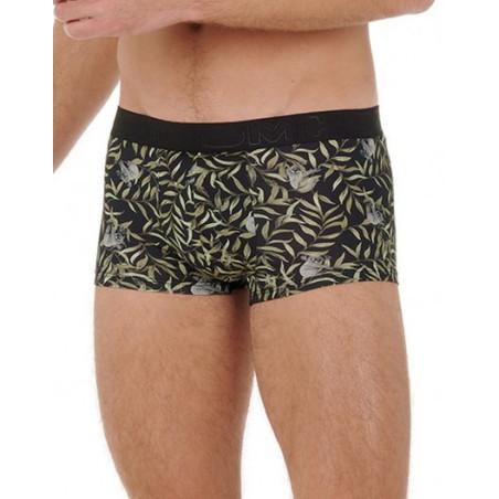 Boxer-hom-ted-micromodal-imprimé-jungle-tropicale-profil