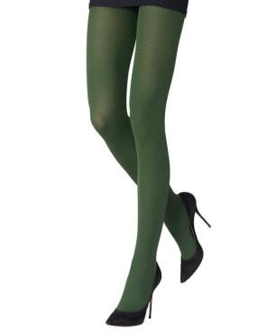 collant-hiver-emilio-cavallini-effet-optique-grain-de-riz-vert-noir