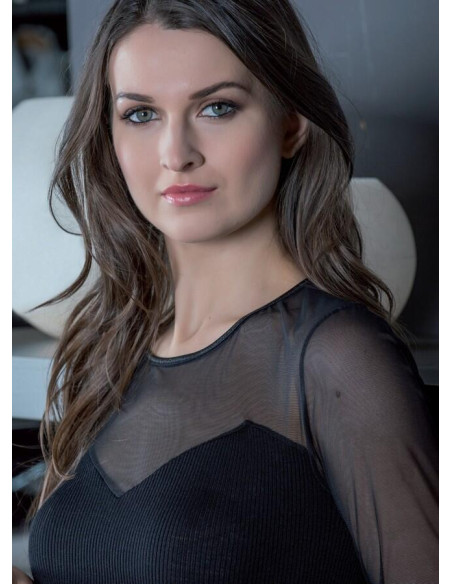 Top Modern Chic Laine et soie Moretta