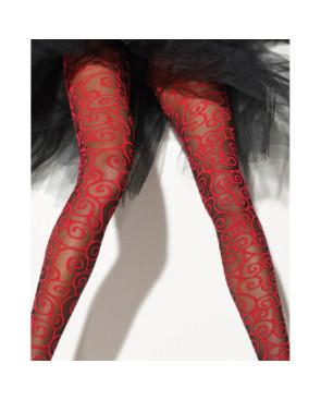 Collant Noir Veloute Rouge Notting Hill Girardi