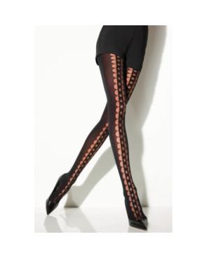 Collant-Girardi-opaque-trompe-l-oeil-douceur-de-vivre-noir