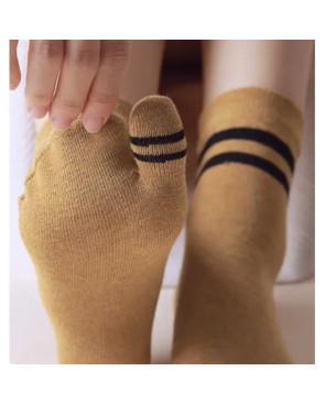 Chaussettes Japonaises Tabis coton rayures chic