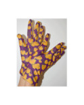 Gants Polaire imprimé feuilles de Ginko