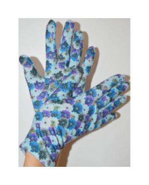 Gants Ixli   Marguerites Lucina Caprices Bleu