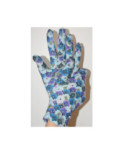 Gants Ixli Lucina petites Fleurs bleus Caprices