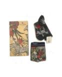 Coffret Boxer et Chaussettes Dagobert Zebre Coton Bio
