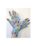 Gants Polaire imprimé Fleurs Ophélia